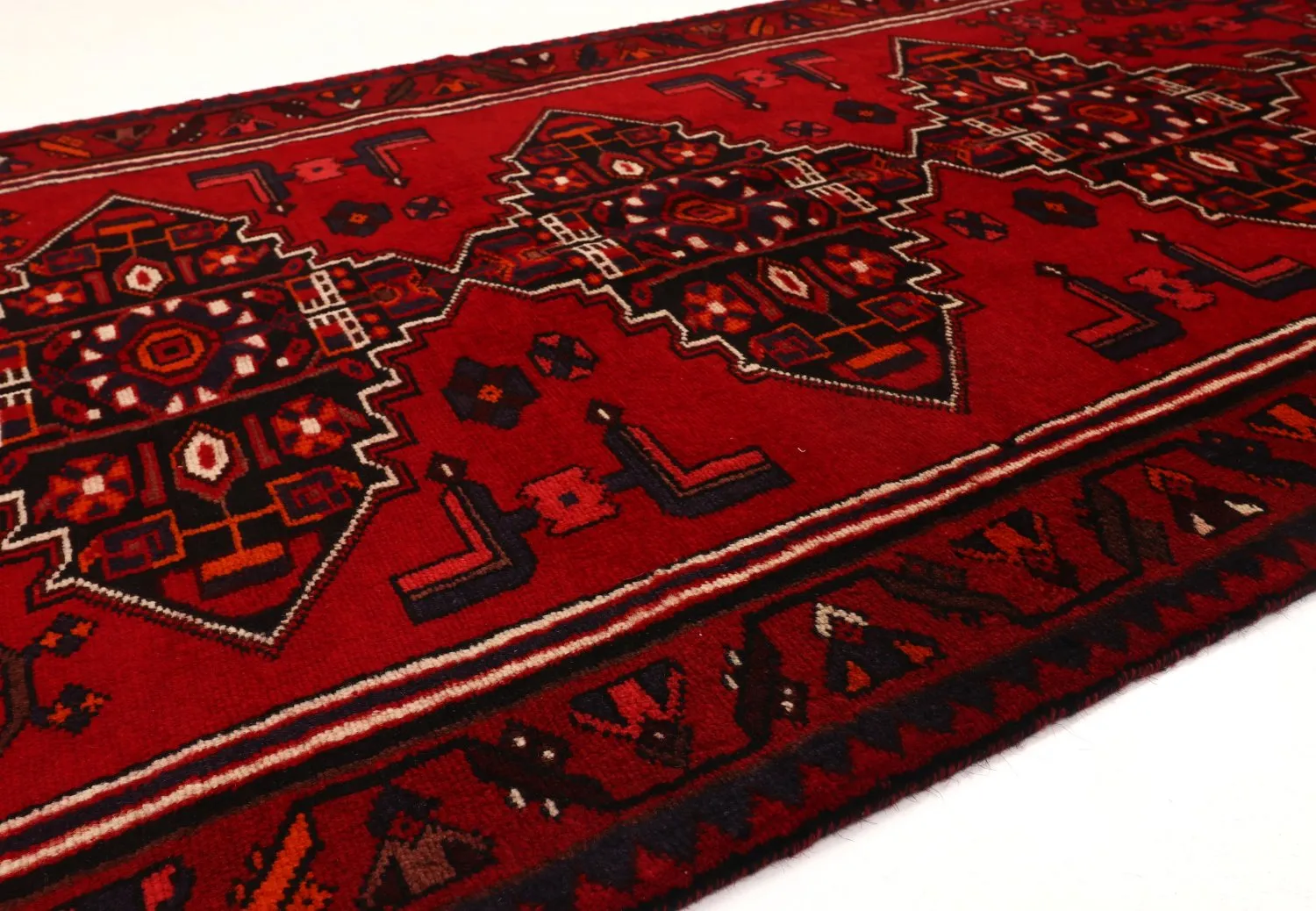 Orientalsk tæppe Hamedan 286 x 104 cm