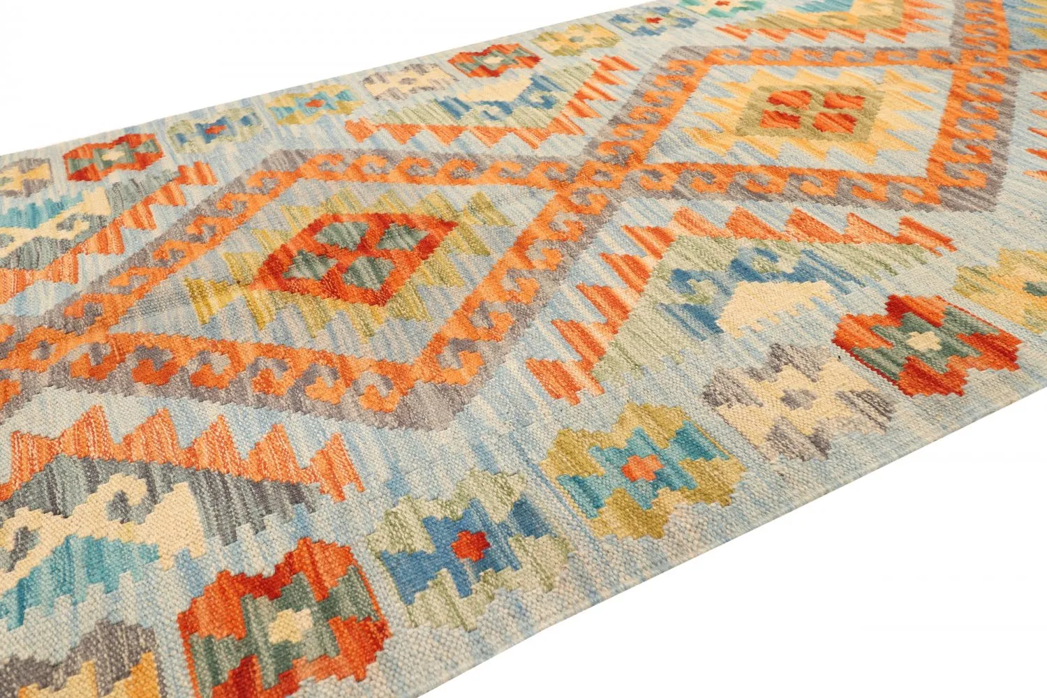 Orientalsk kelimtæppe 248 x 80 cm