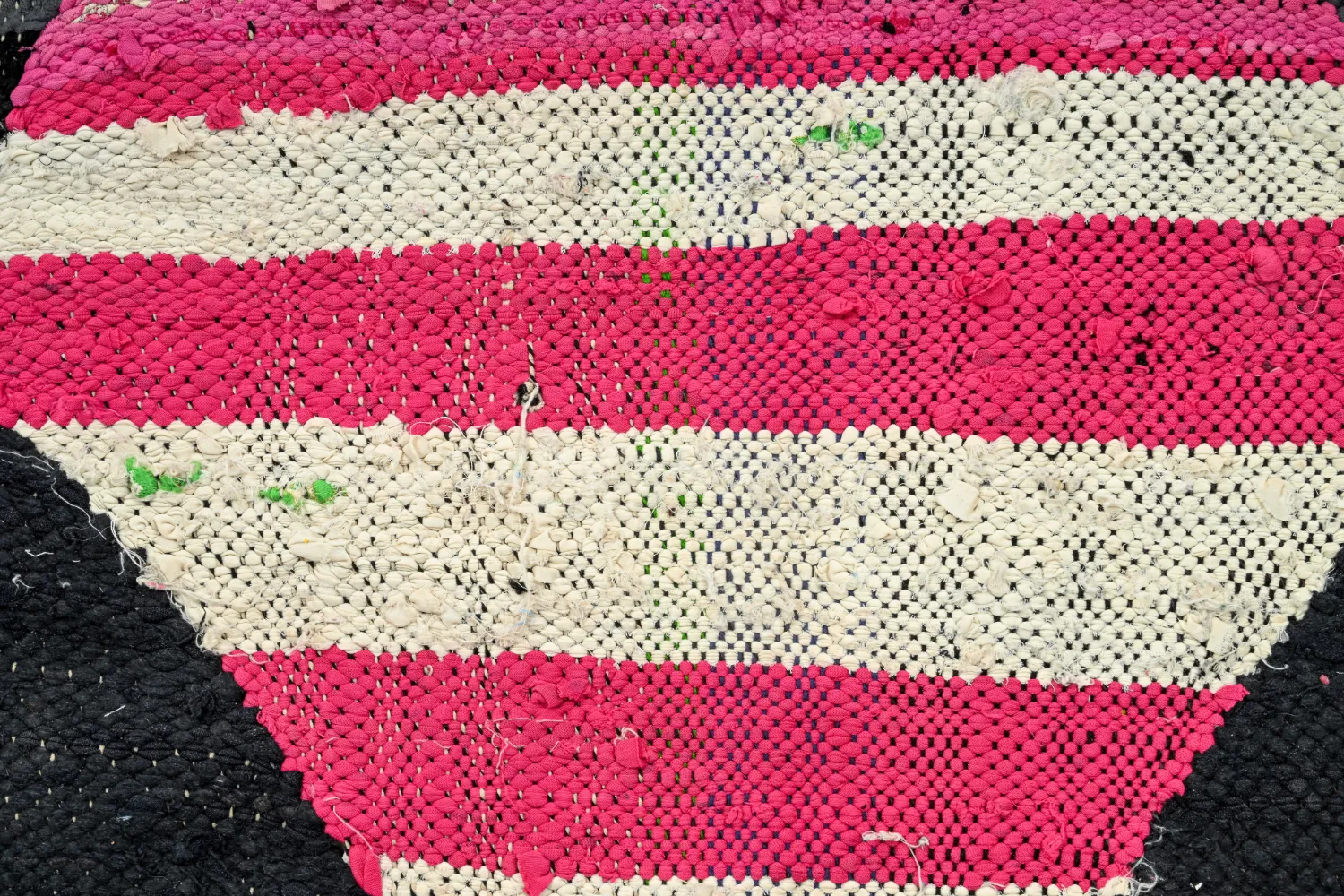 Marokkansk berber tæppe Boucherouite 130 x 265 cm