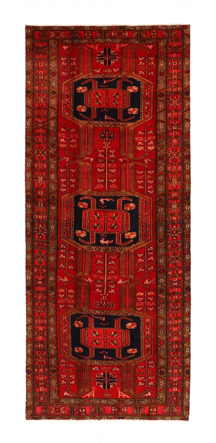 Orientalsk tæppe Hamedan 326 x 135 cm