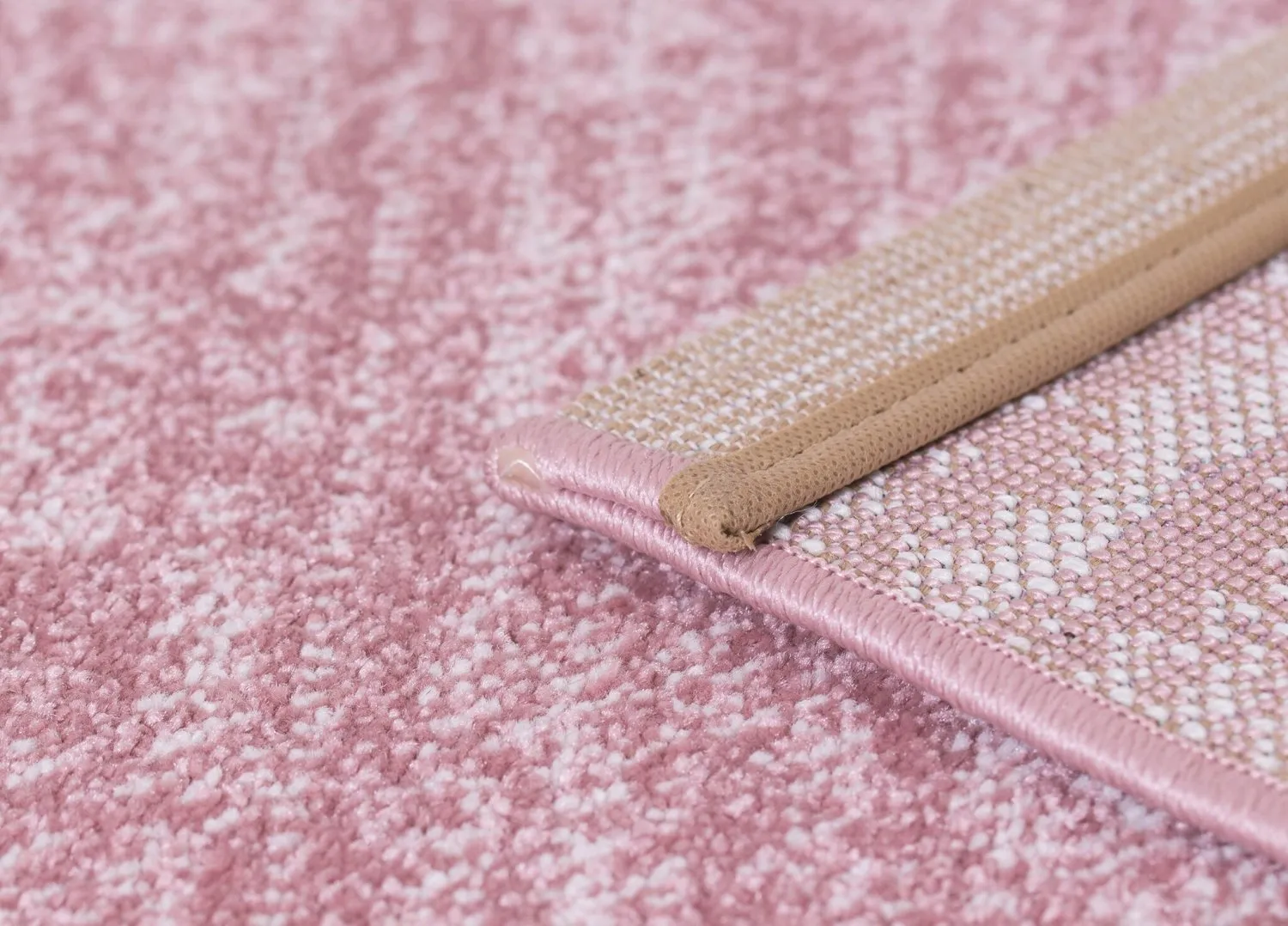 Wilton-tæppe - Melange (rosa)