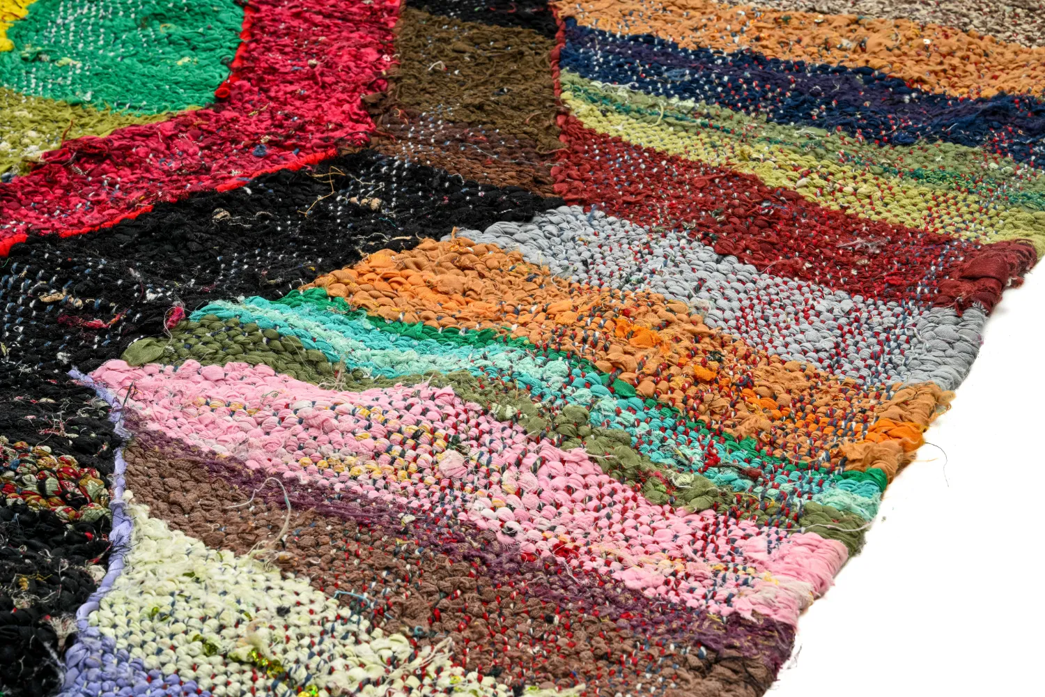 Marokkansk berber tæppe Boucherouite 150 x 275 cm