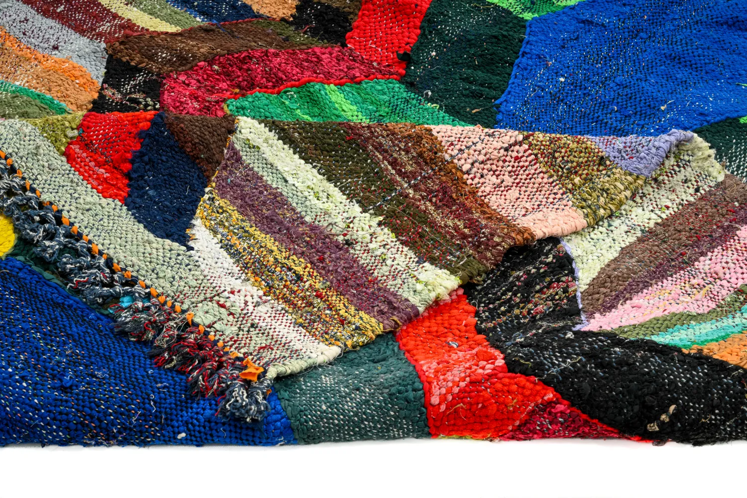 Marokkansk berber tæppe Boucherouite 150 x 275 cm