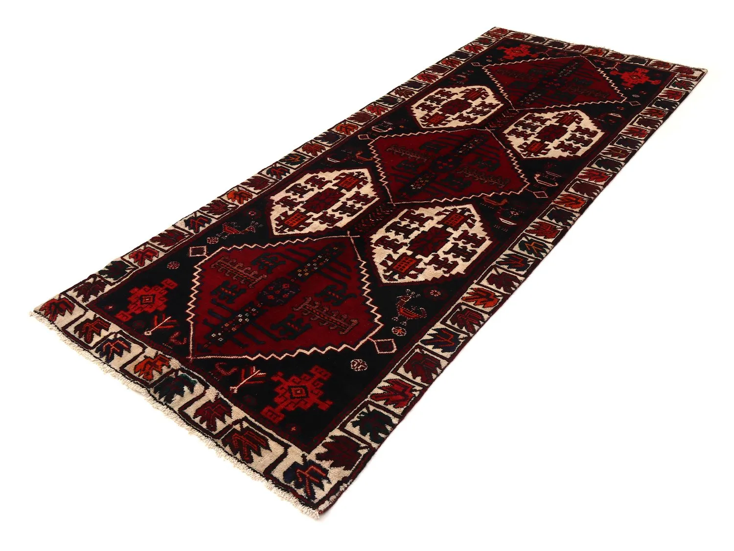 Orientalsk tæppe Hamedan 275 x 112 cm