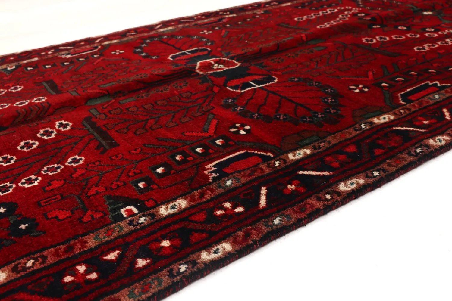 Orientalsk tæppe Hamedan 309 x 103 cm