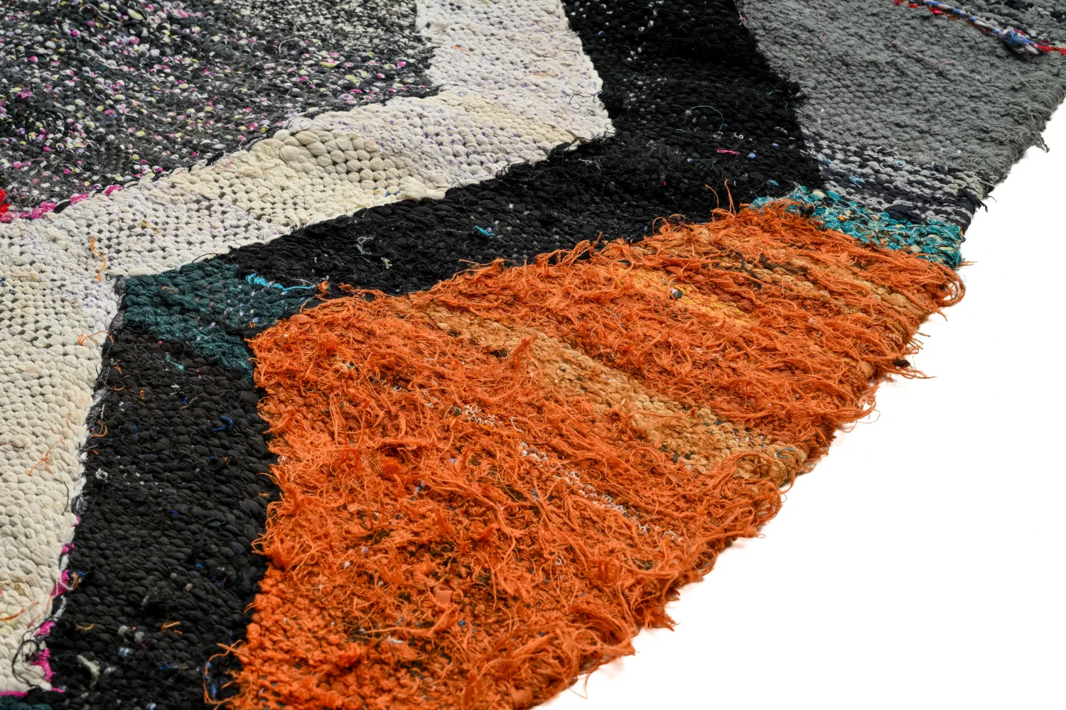 Marokkansk berber tæppe Boucherouite 140 x 290 cm