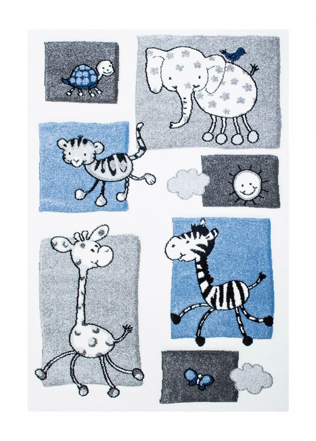 Børnetæppe - Indigo Kids (blå)