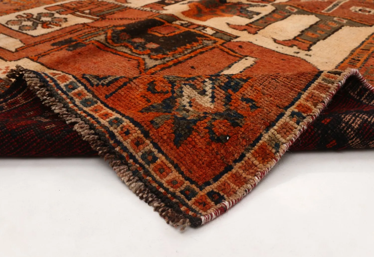 Orientalsk tæppe Hamedan 405 x 138 cm