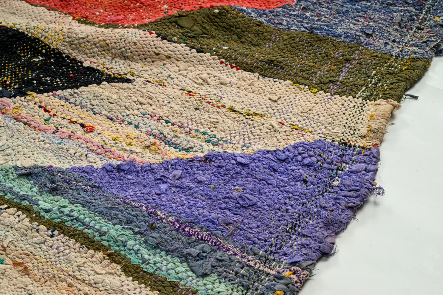 Marokkansk berber tæppe Boucherouite 165 x 350 cm