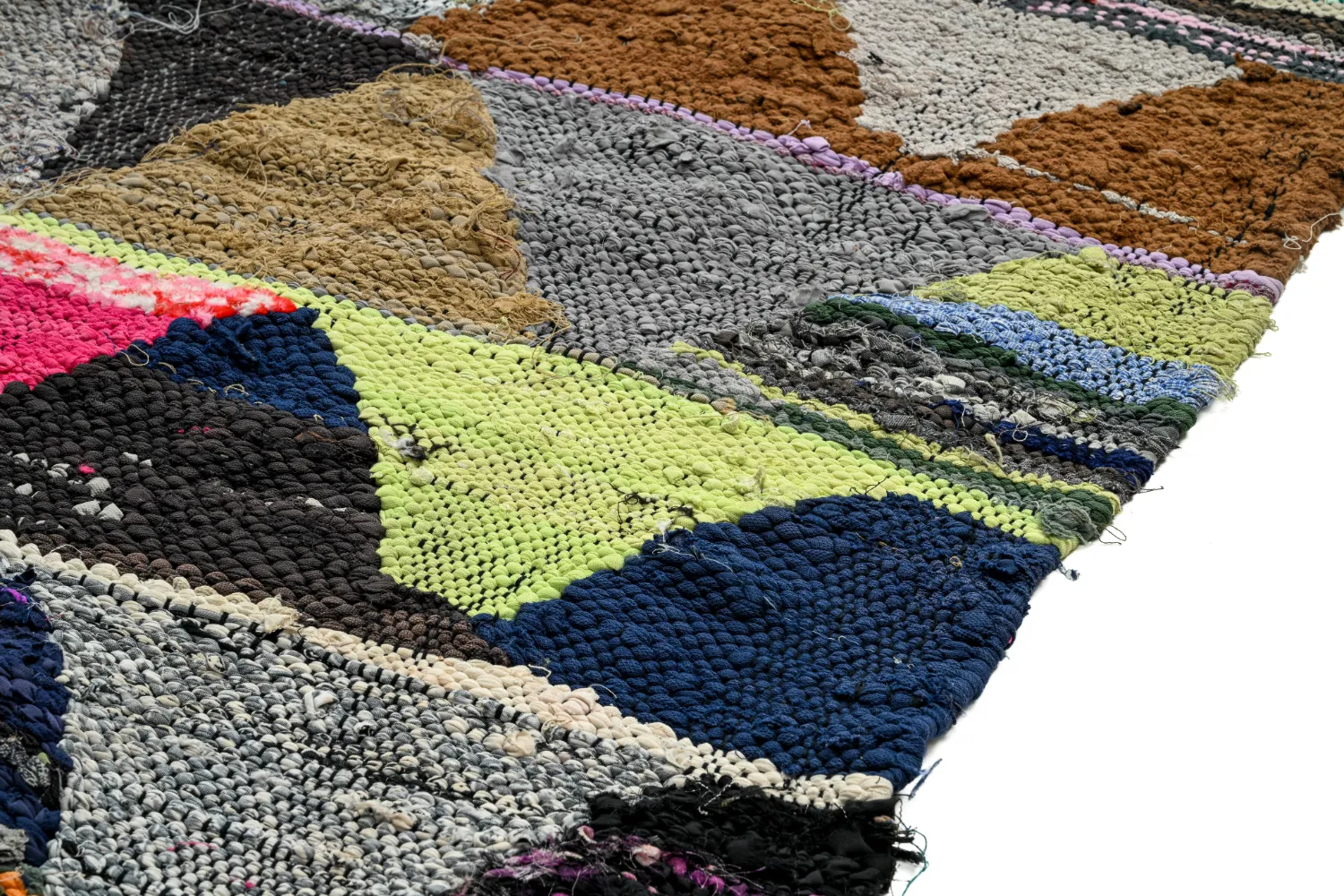 Marokkansk berber tæppe Boucherouite 145 x 305 cm