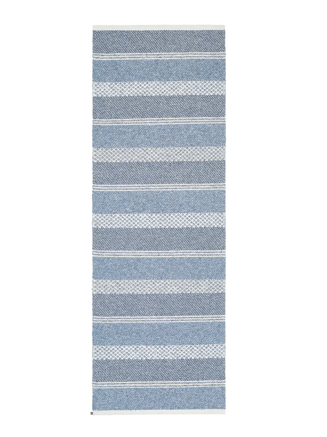 Plastik- og garntæpper - Horredsmattan Sia mix (blå)