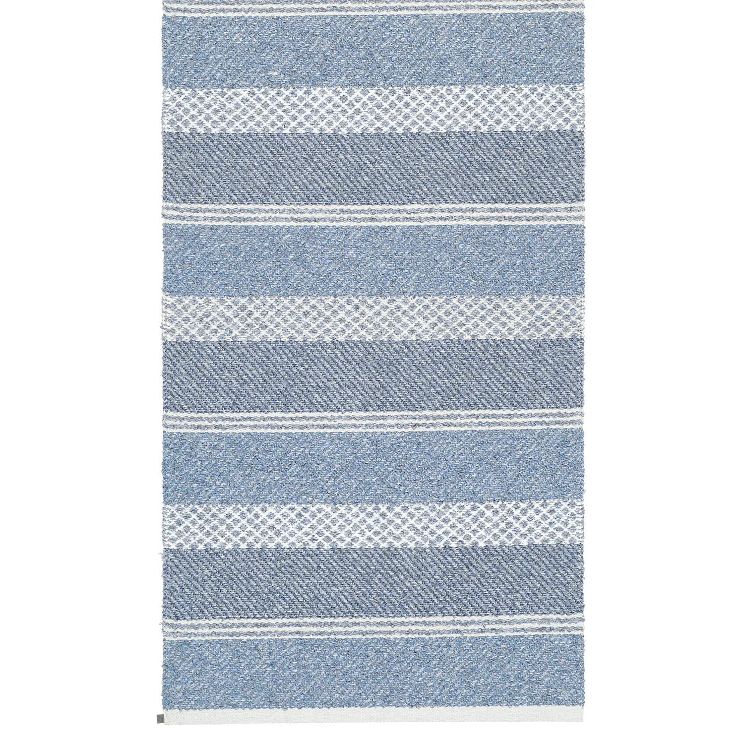 Plastik- og garntæpper - Horredsmattan Sia mix (blå)