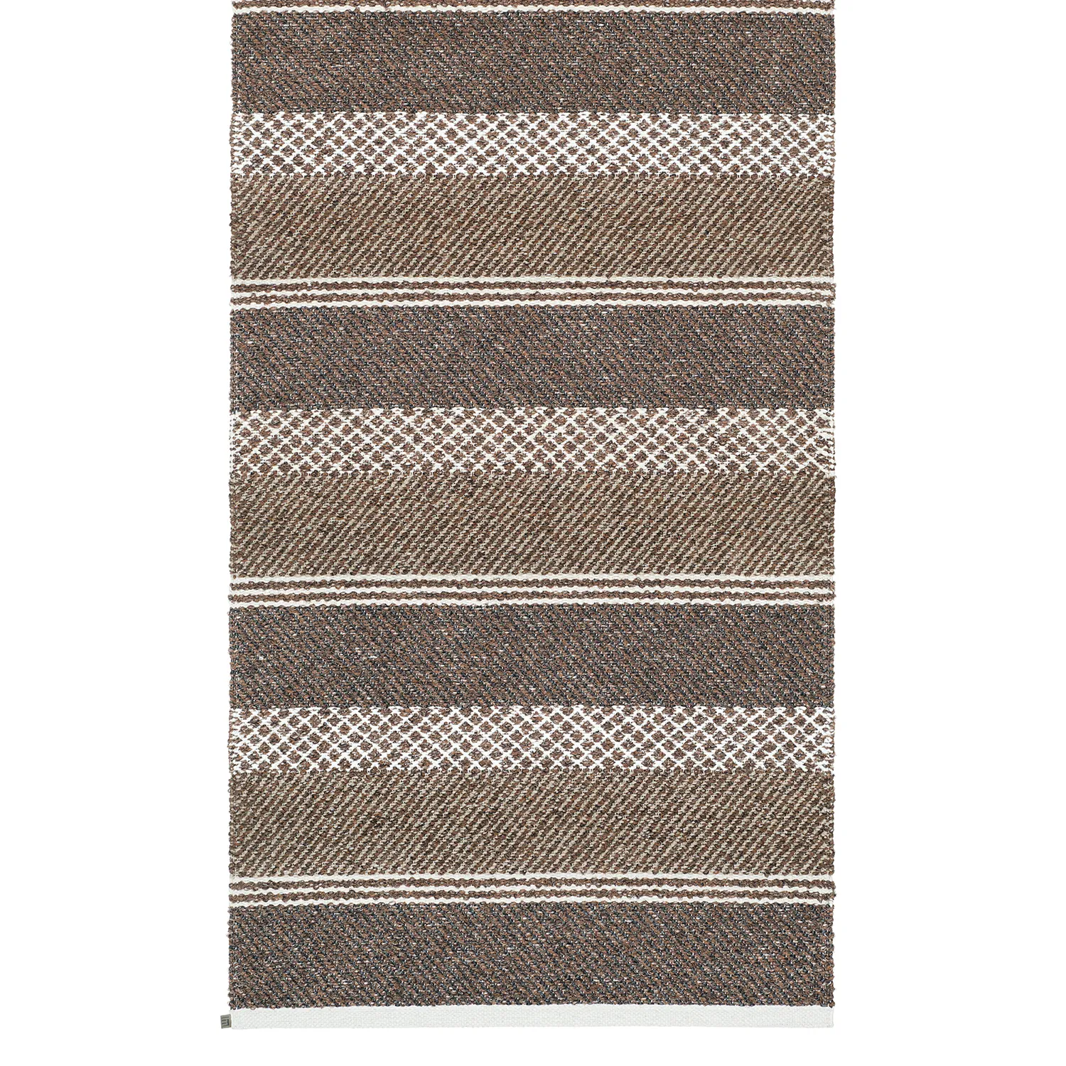 Plastik- og garntæpper - Horredsmattan Sia mix (brun)