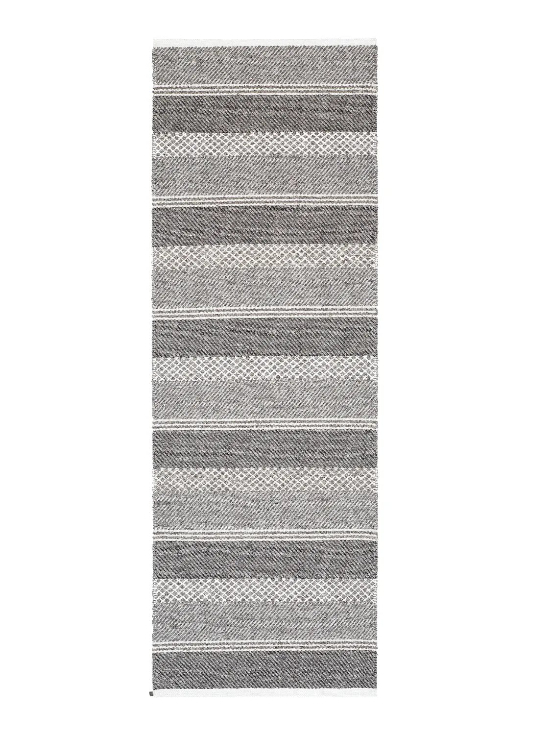 Plastik- og garntæpper - Horredsmattan Sia mix (grå)