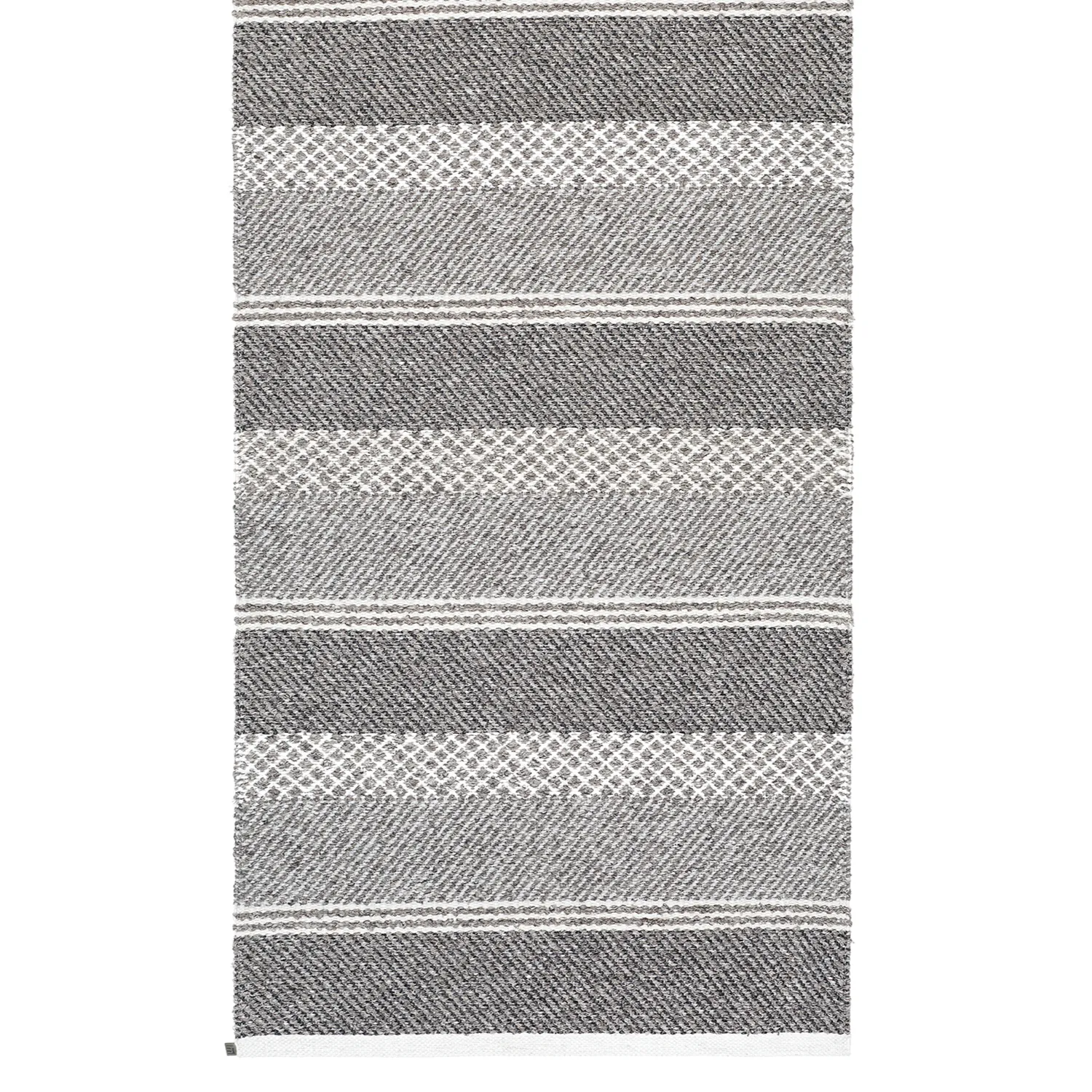 Plastik- og garntæpper - Horredsmattan Sia mix (grå)
