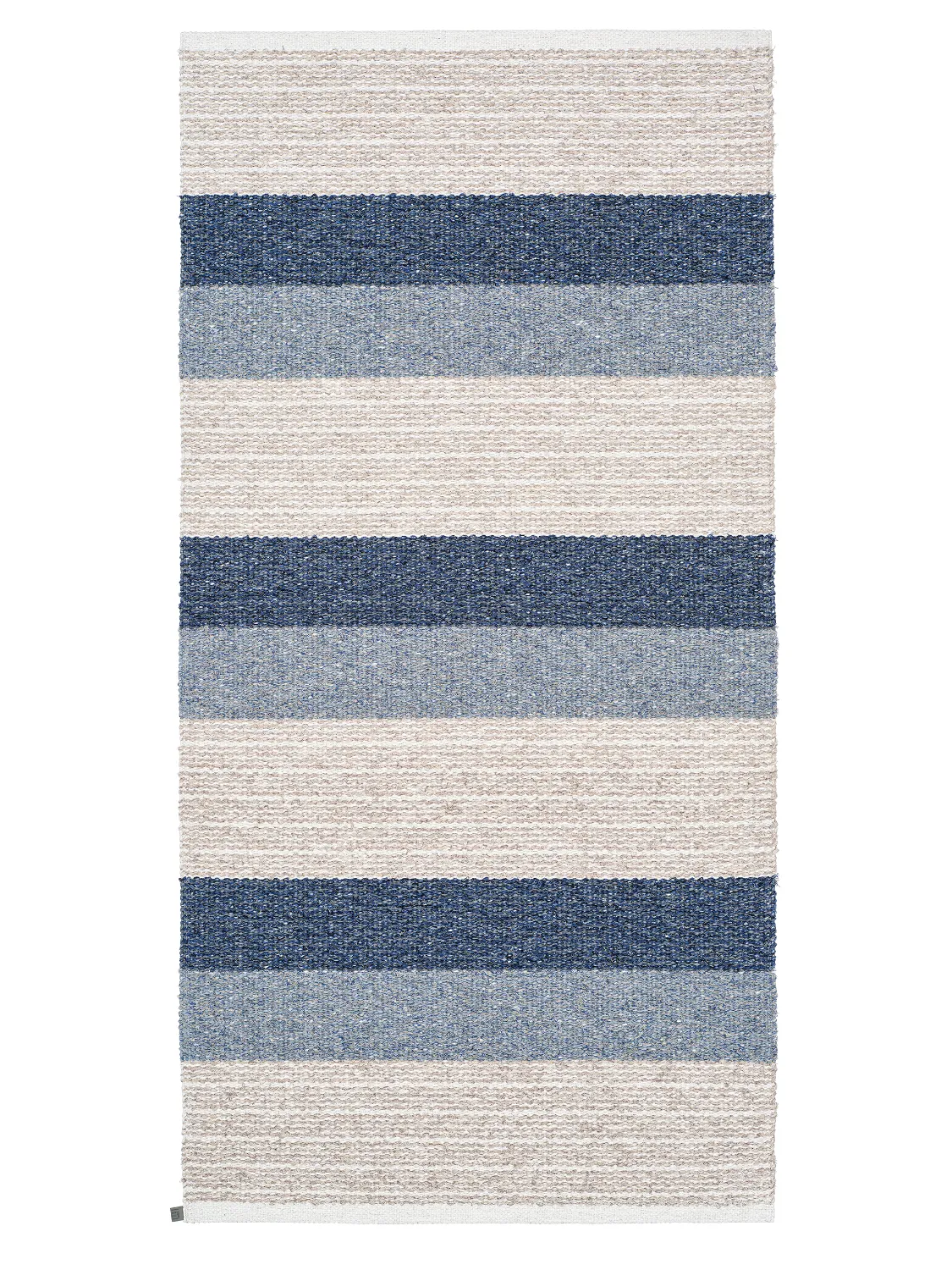 Plastik- og garntæpper - Horredsmattan Myra mix (blå)