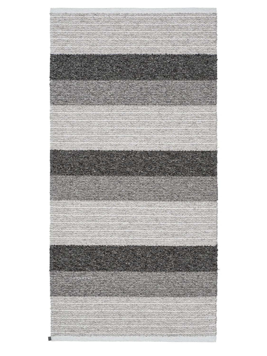 Plastik- og garntæpper - Horredsmattan Myra mix (grafit)