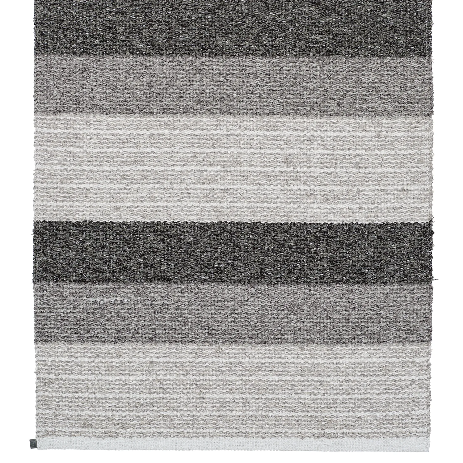 Plastik- og garntæpper - Horredsmattan Myra mix (grafit)