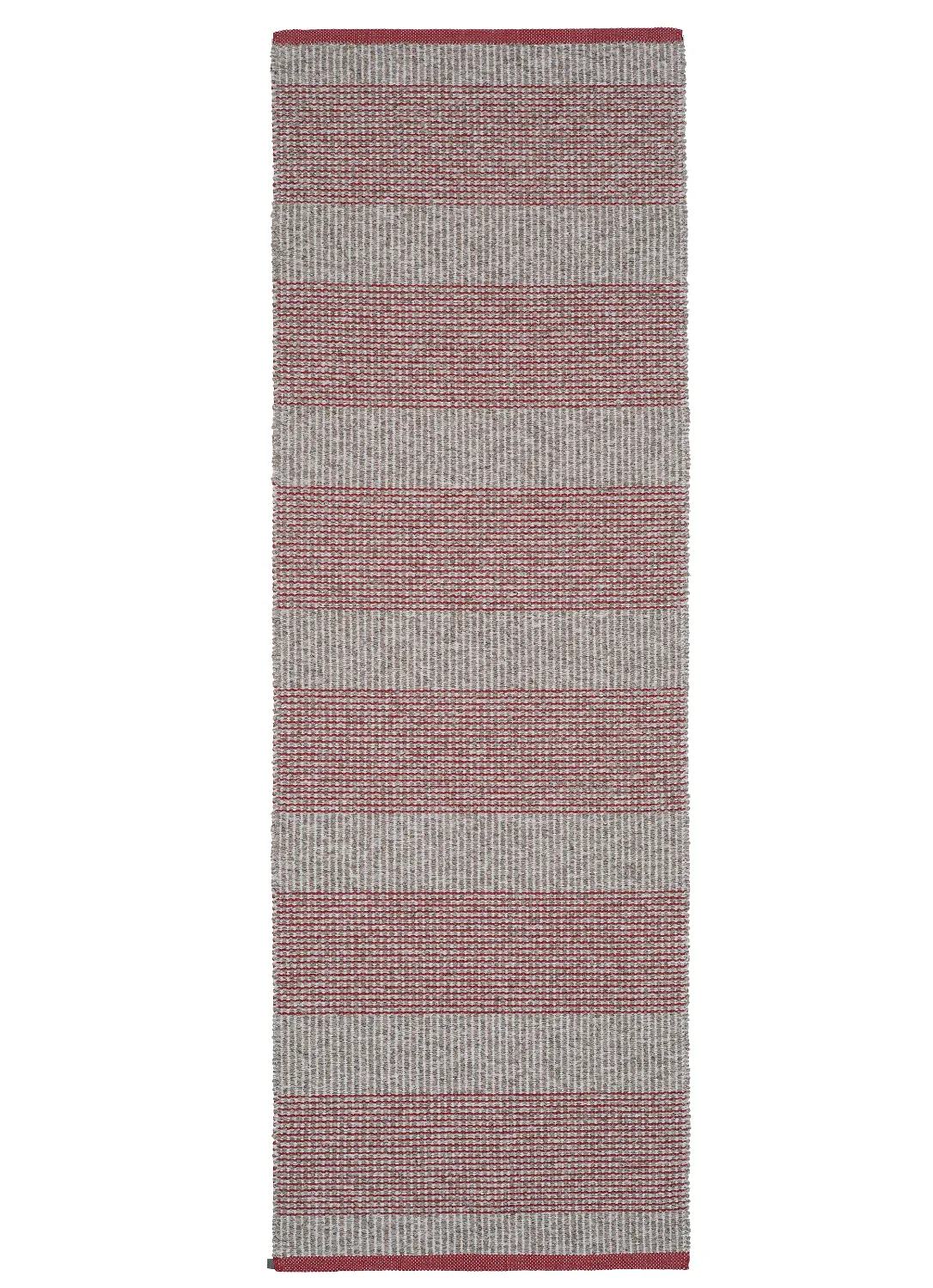 Plastik- og garntæpper - Horredsmattan Penny mix (rød)