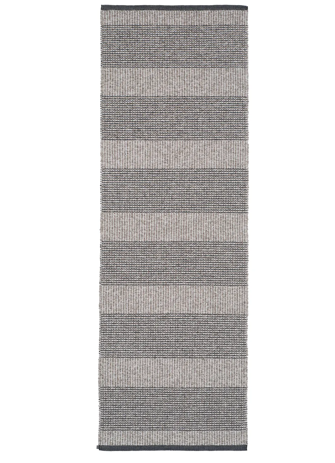 Plastik- og garntæpper - Horredsmattan Penny mix (sort)