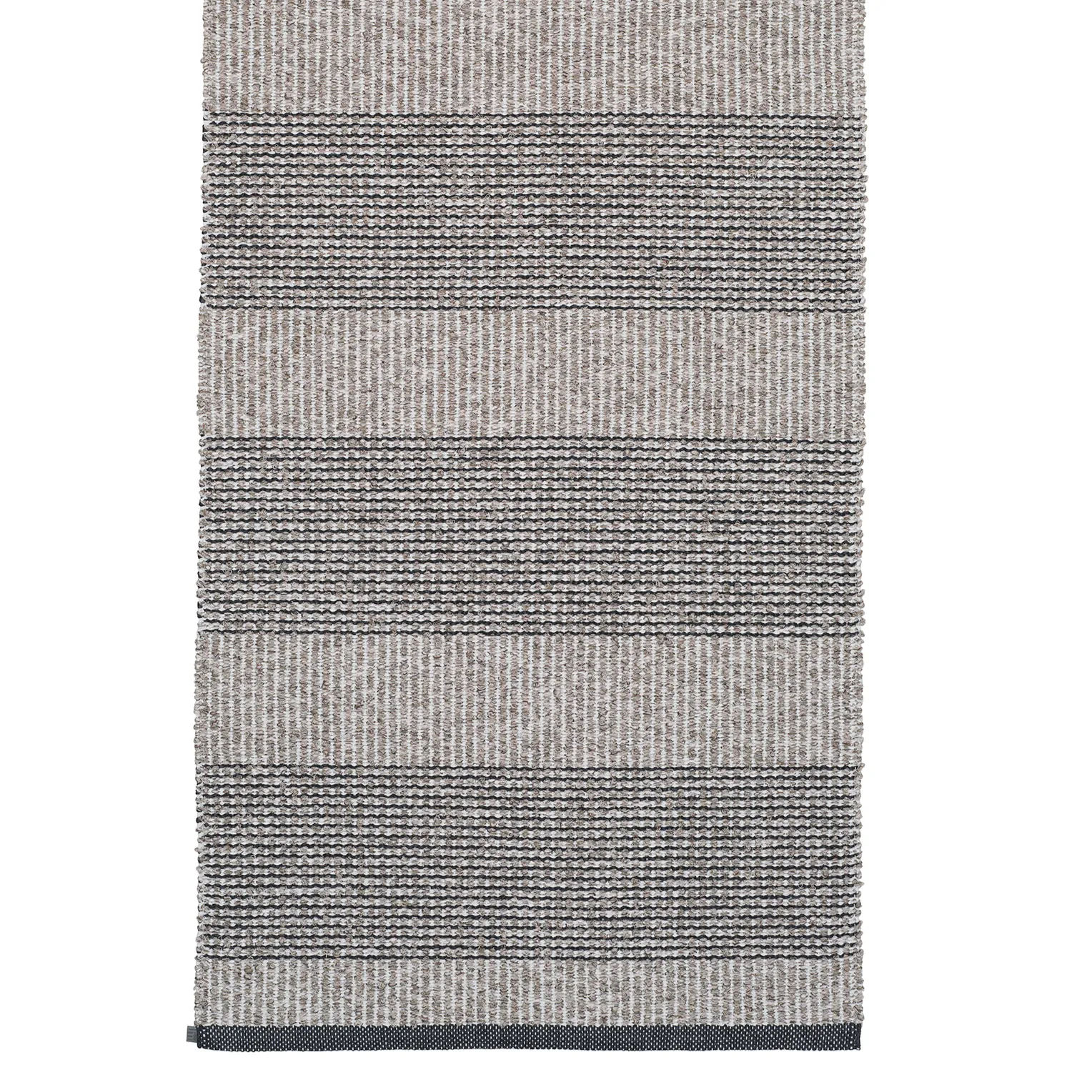 Plastik- og garntæpper - Horredsmattan Penny mix (sort)