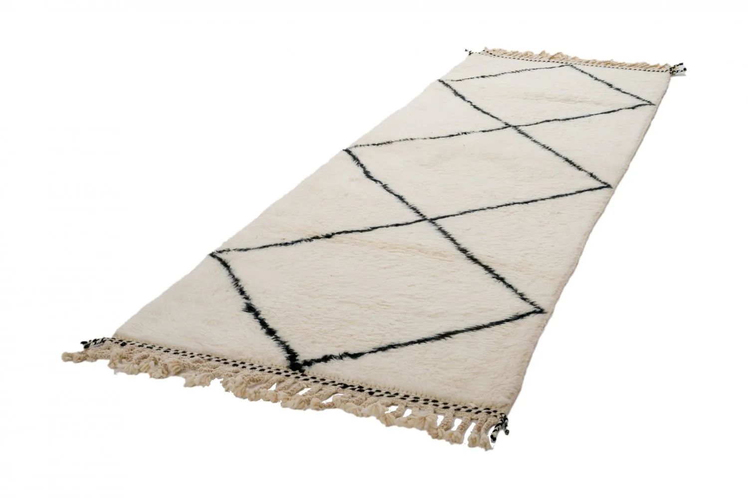 Kelimtæppe Marokkansk berber Beni Ouarain 285 x 95 cm