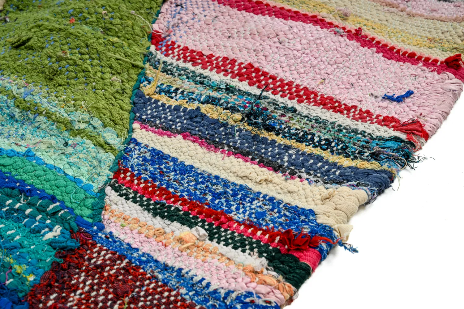 Marokkansk berber tæppe Boucherouite 130 x 205 cm