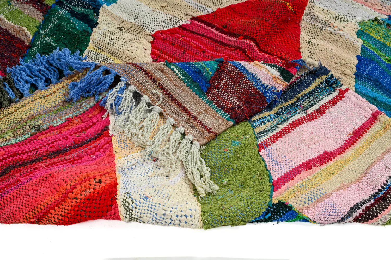 Marokkansk berber tæppe Boucherouite 130 x 205 cm