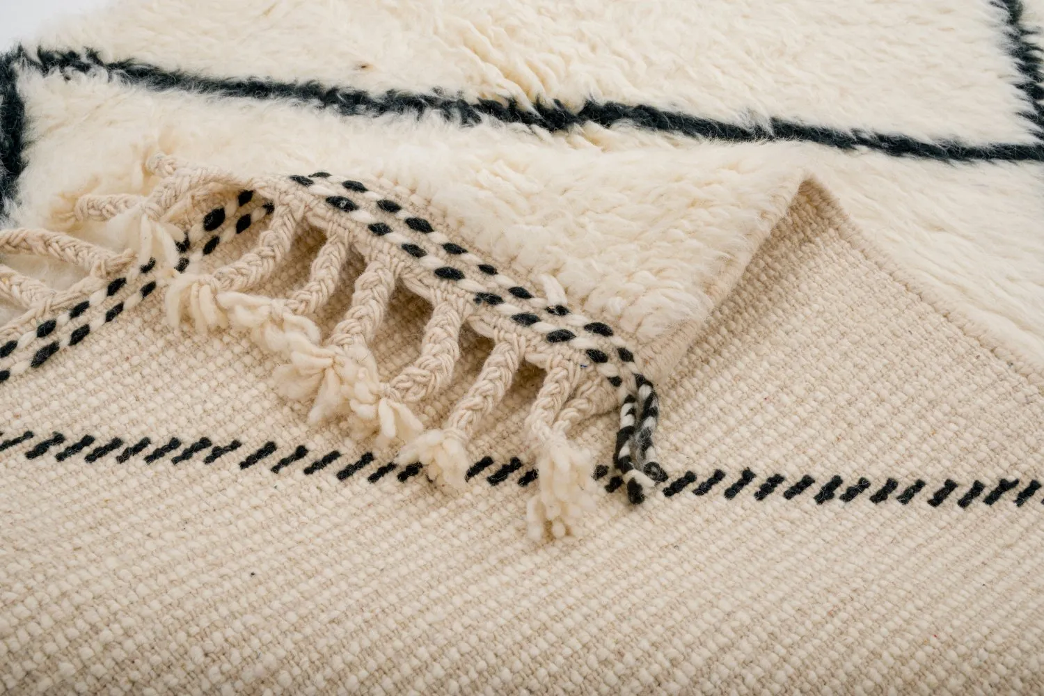 Kelimtæppe Marokkansk berber Beni Ouarain 285 x 95 cm