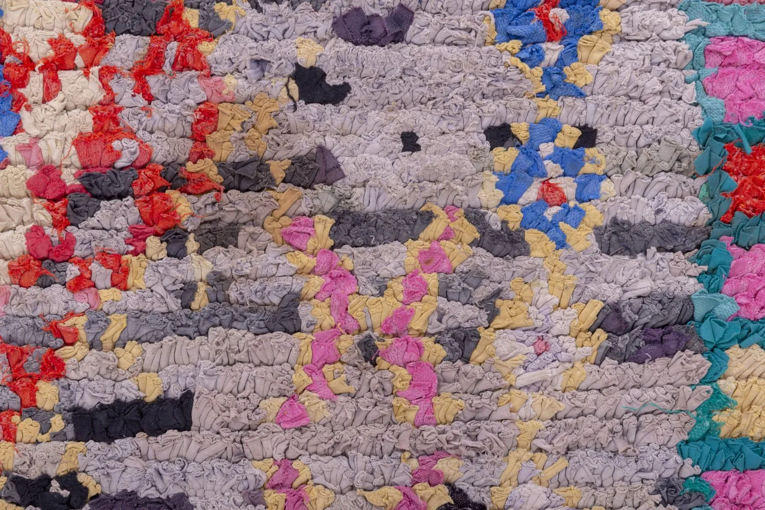 Marokkansk berber tæppe Boucherouite 230 x 125 cm