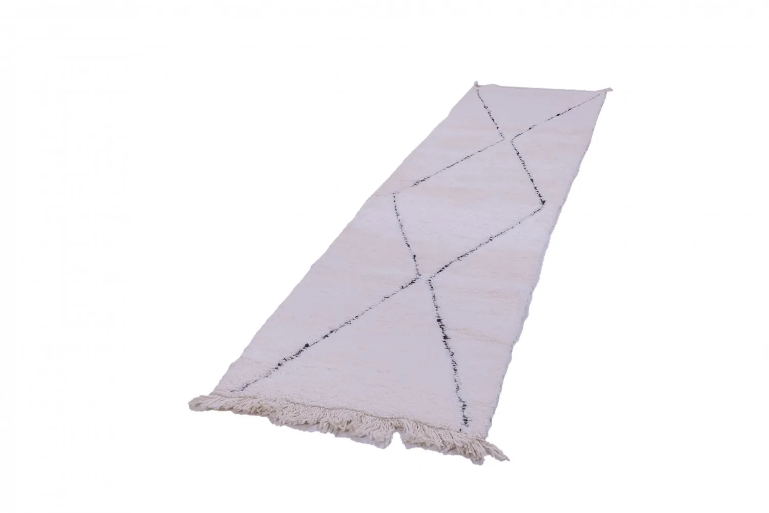 Kelimtæppe Marokkansk berber tæppe Beni Ouarain 350 x 90 cm