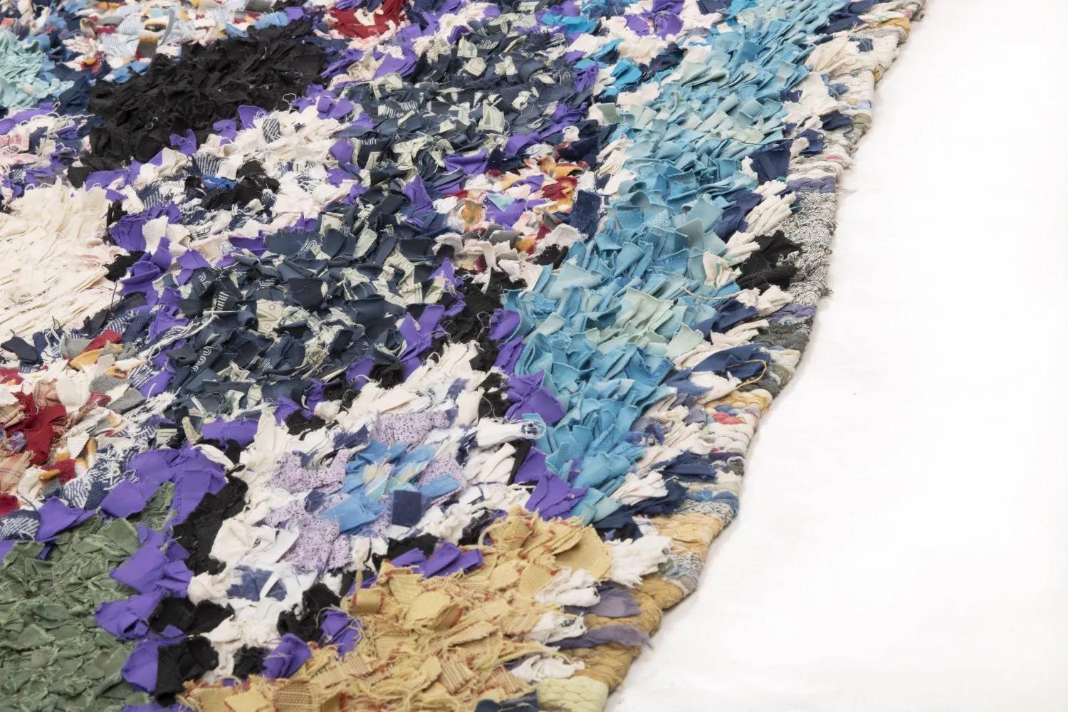 Marokkansk berber tæppe Boucherouite 260 x 140 cm