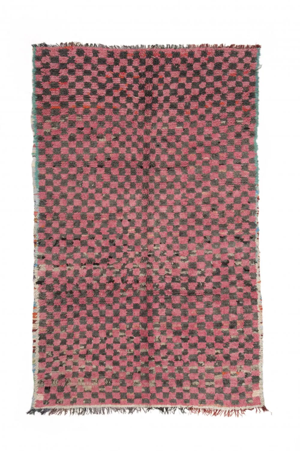 Marokkansk berber tæppe Boucherouite 230 x 140 cm