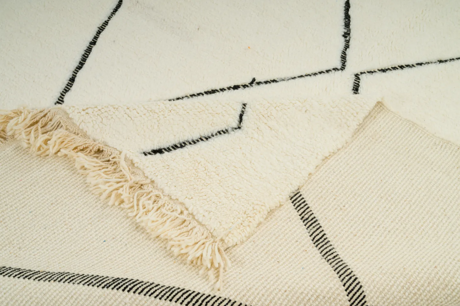 Kelimtæppe Marokkansk berber Beni Ouarain 200 x 290 cm