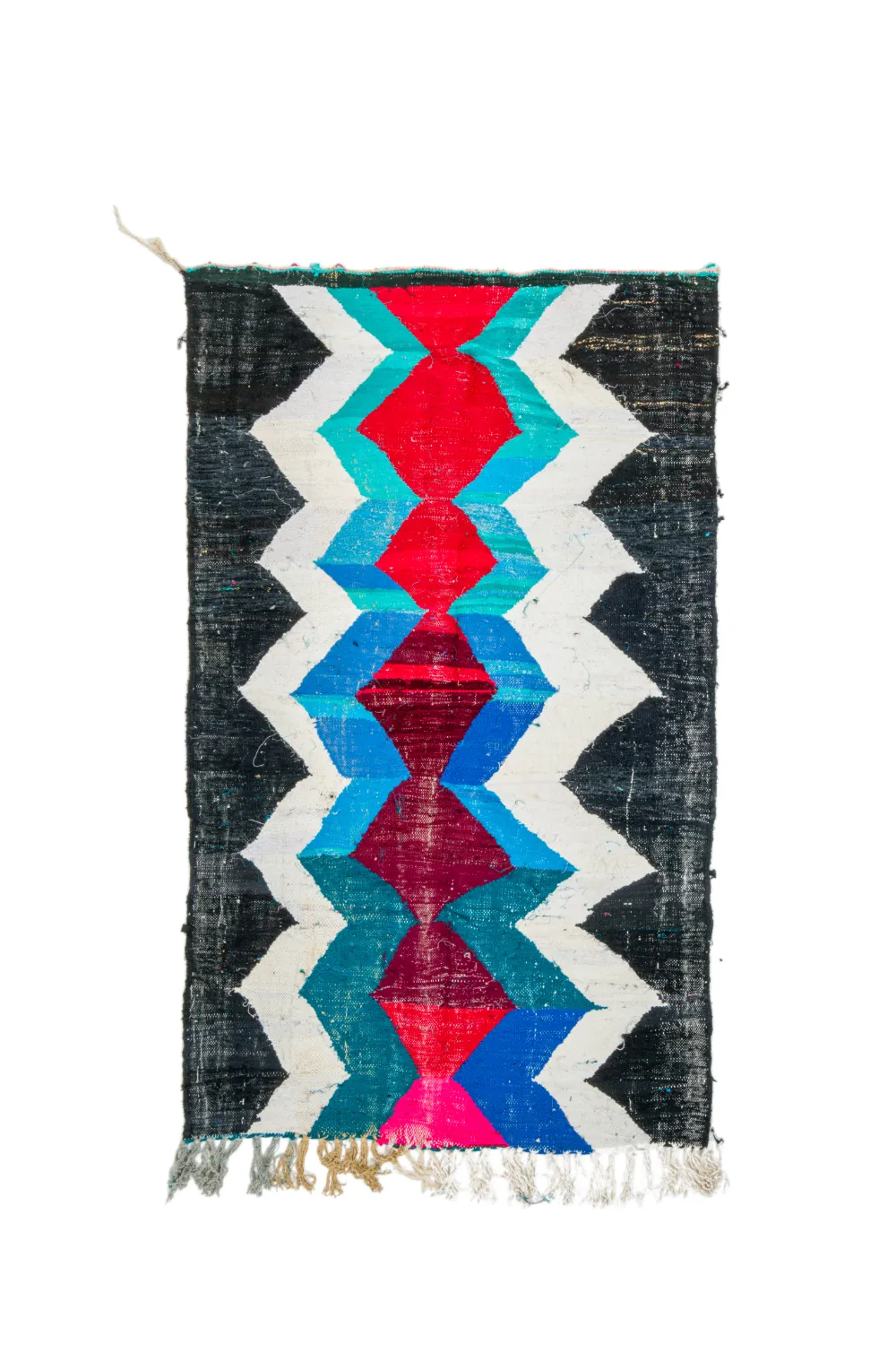 Marokkansk berber tæppe Boucherouite 130 x 220 cm