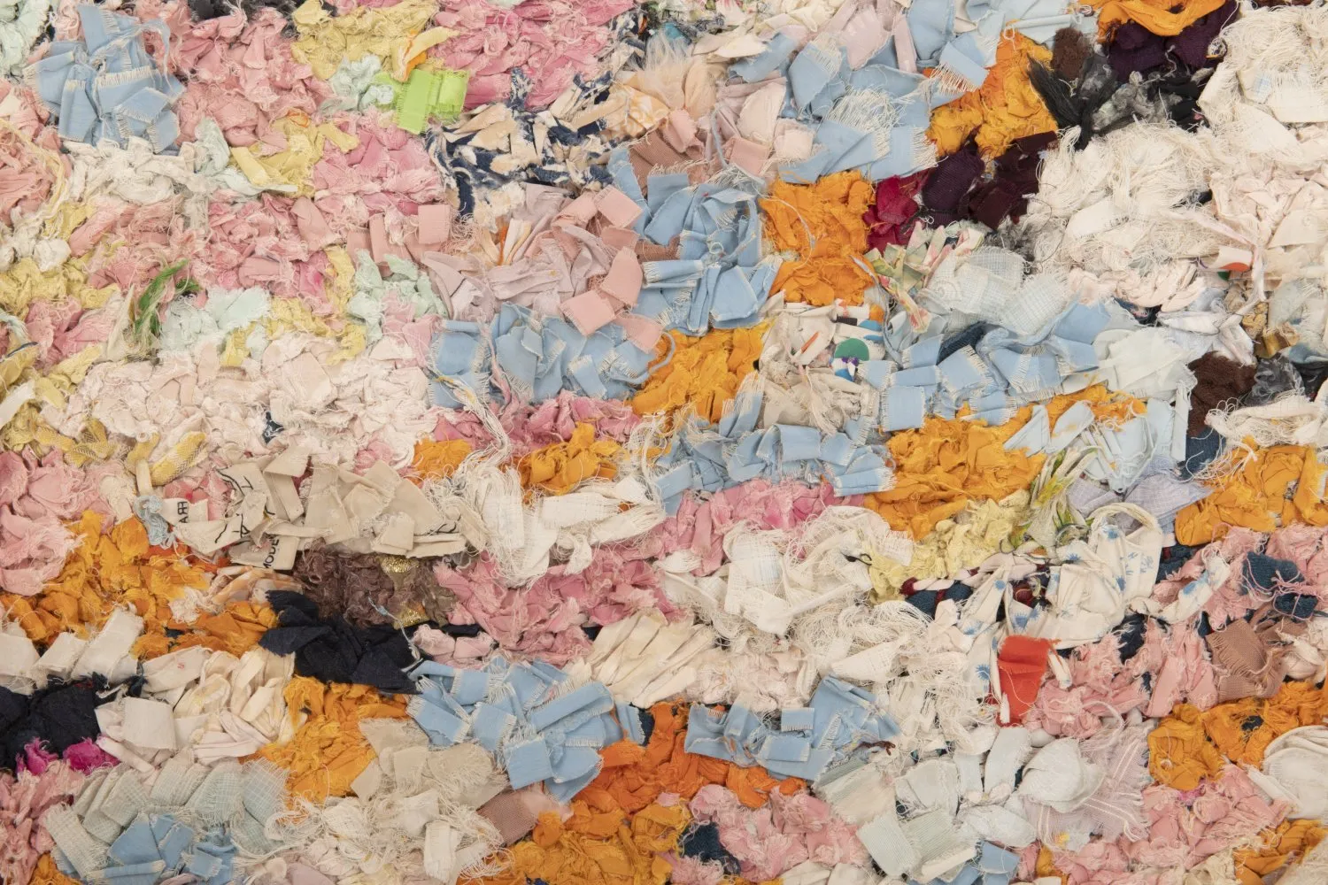 Marokkansk berber tæppe Boucherouite 210 x 160 cm