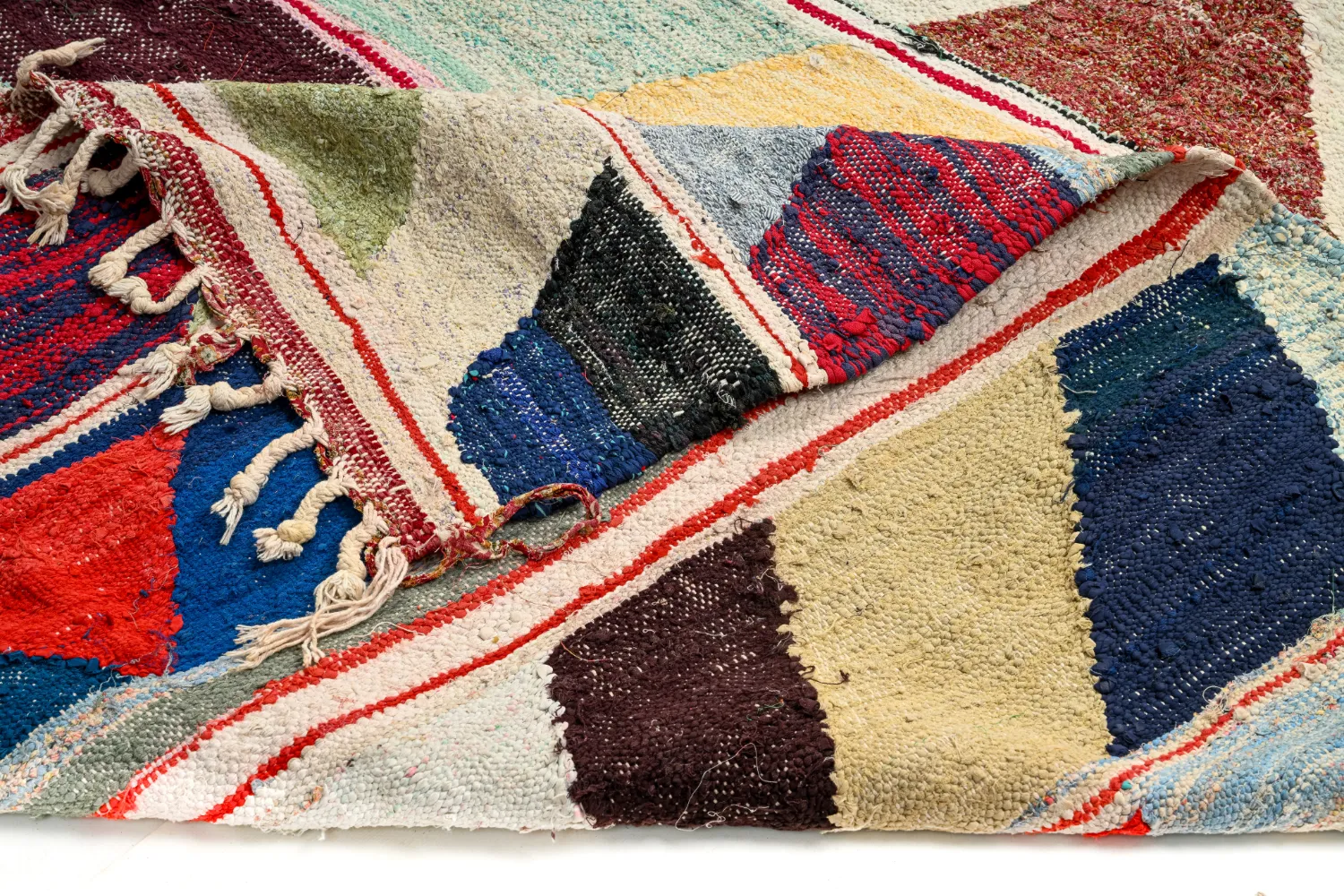 Marokkansk berber tæppe Boucherouite 145 x 280 cm