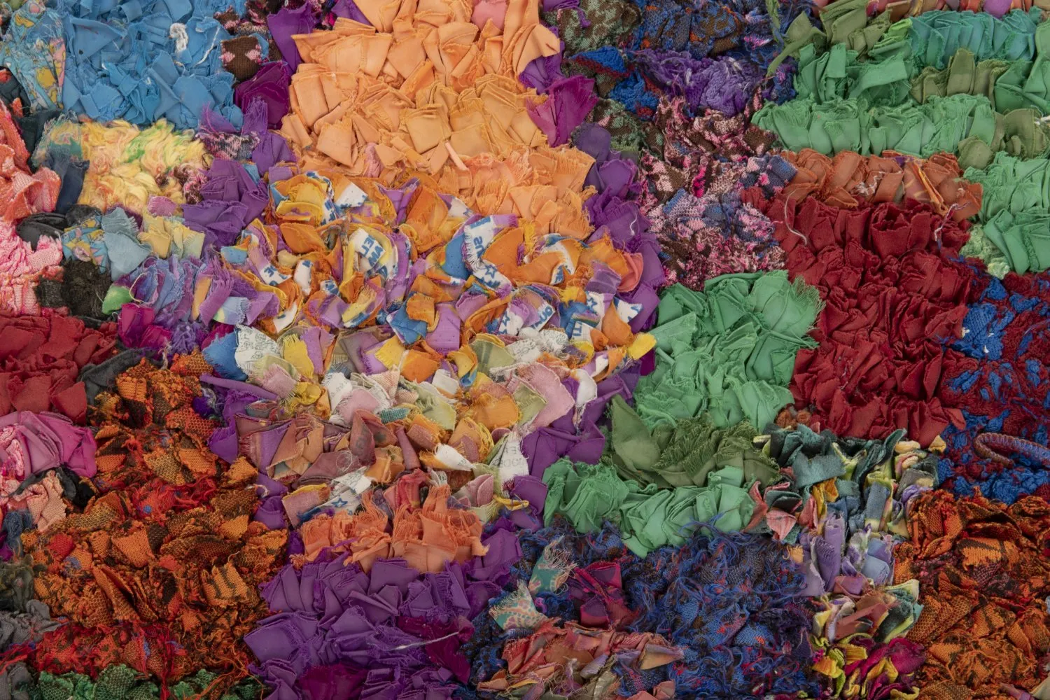 Marokkansk berber tæppe Boucherouite 210 x 150 cm