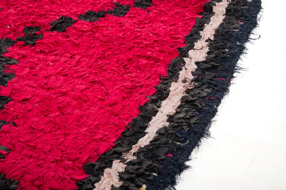 Marokkansk berber tæppe Boucherouite 310 x 145 cm