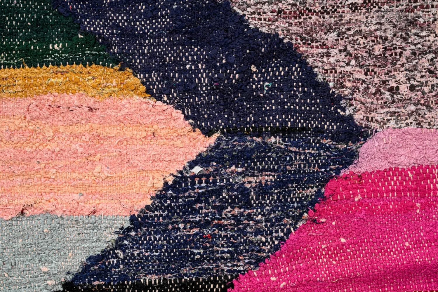 Marokkansk berber tæppe Boucherouite 135 x 240 cm