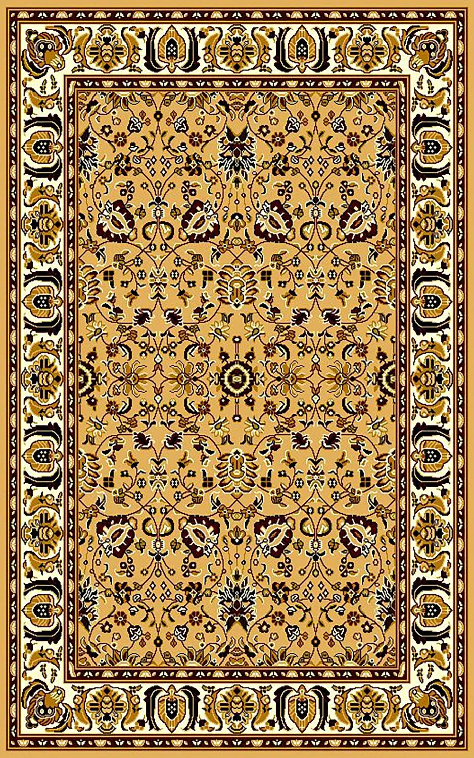 Wilton-tæppe - Peking Imperial (guld)