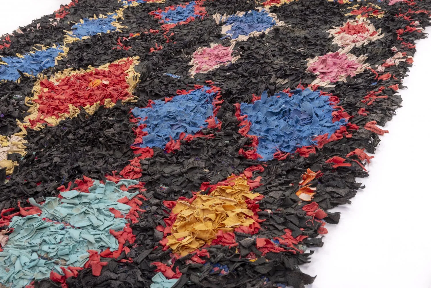 Marokkansk berber tæppe Boucherouite 260 x 125 cm