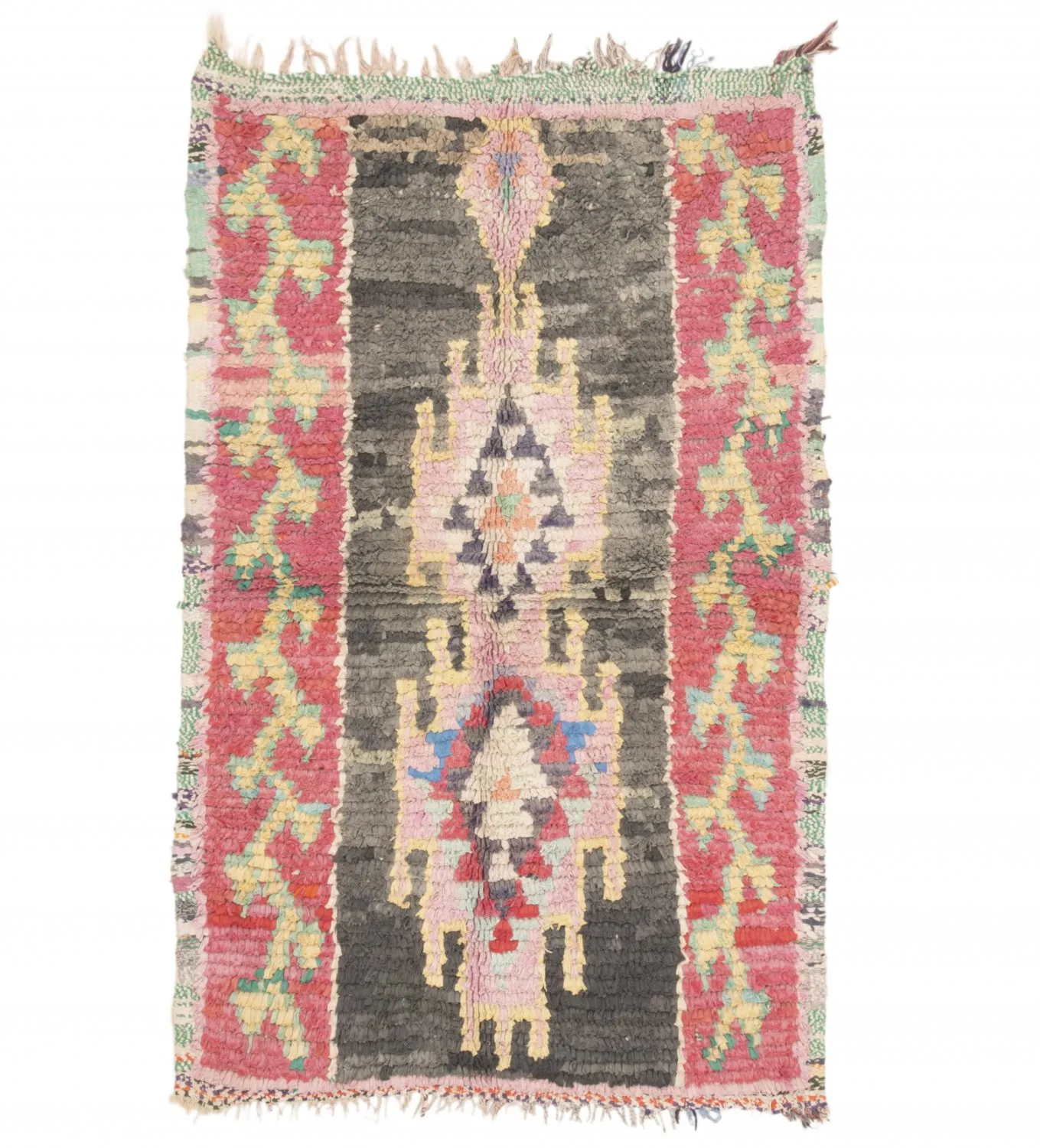 Marokkansk berber tæppe Boucherouite 160 x 100 cm