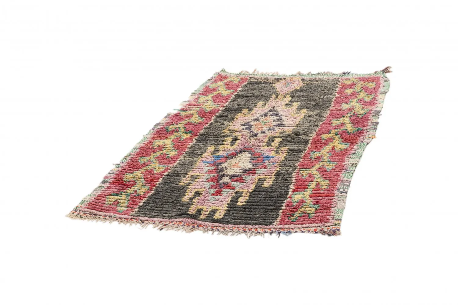 Marokkansk berber tæppe Boucherouite 160 x 100 cm