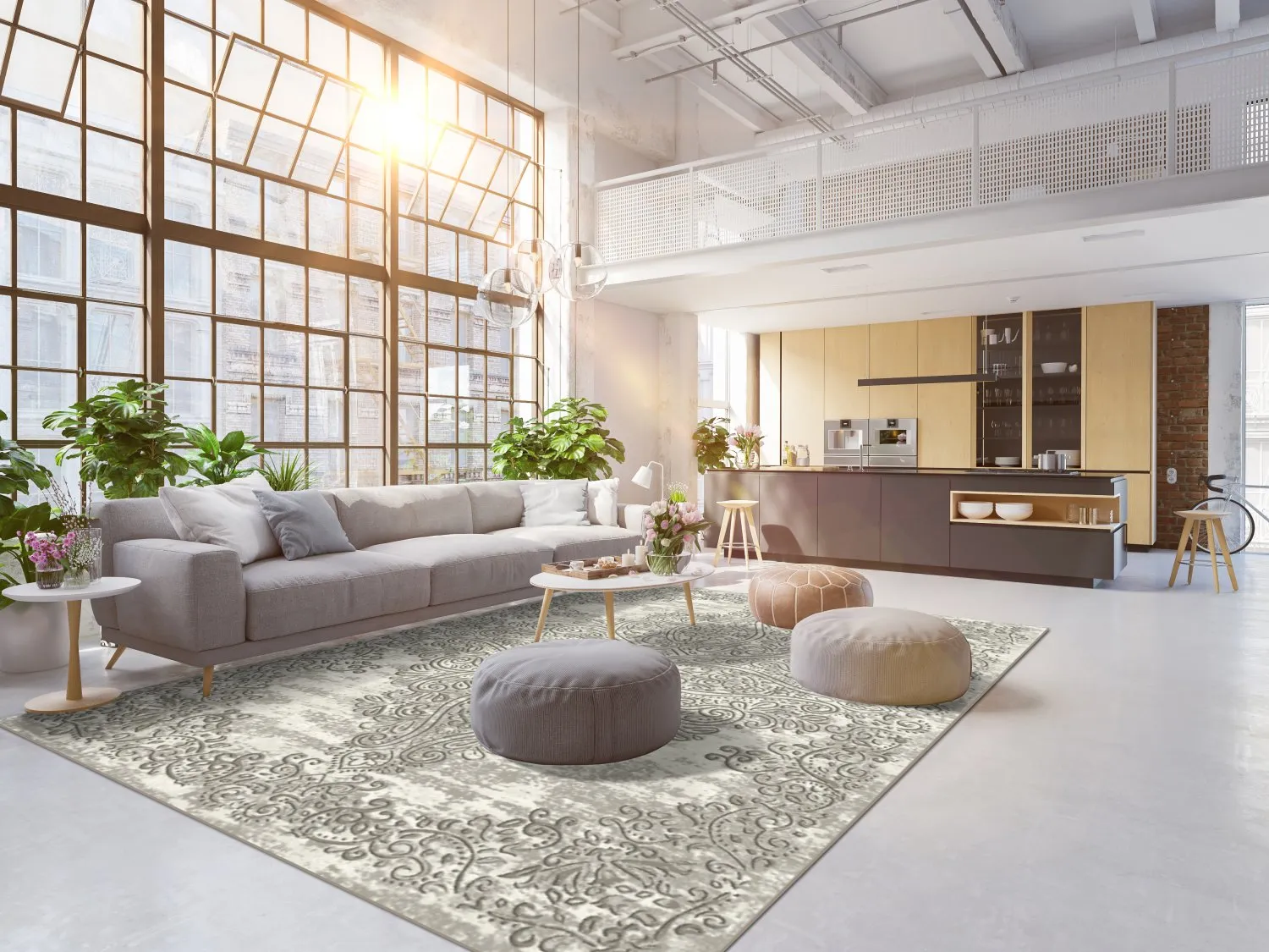 Wilton-tæppe - Valenza (beige)