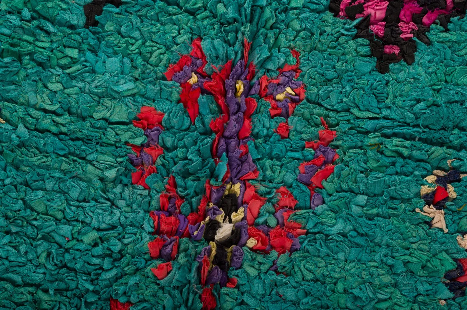 Marokkansk berber tæppe Boucherouite 155 x 335 cm