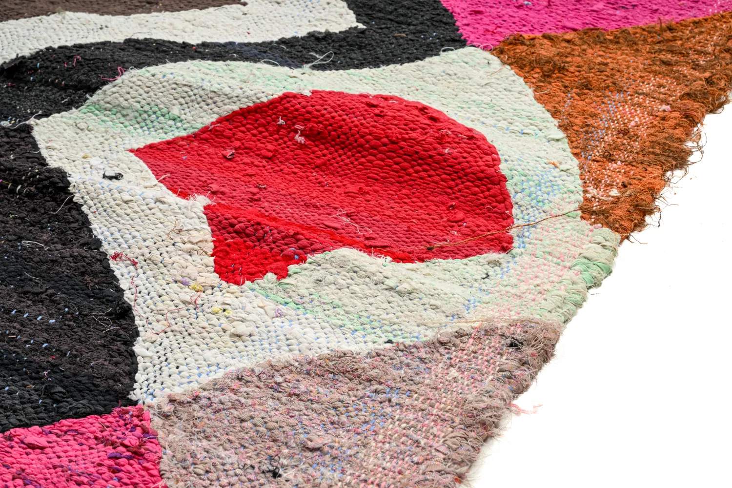 Marokkansk berber tæppe Boucherouite 145 x 260 cm