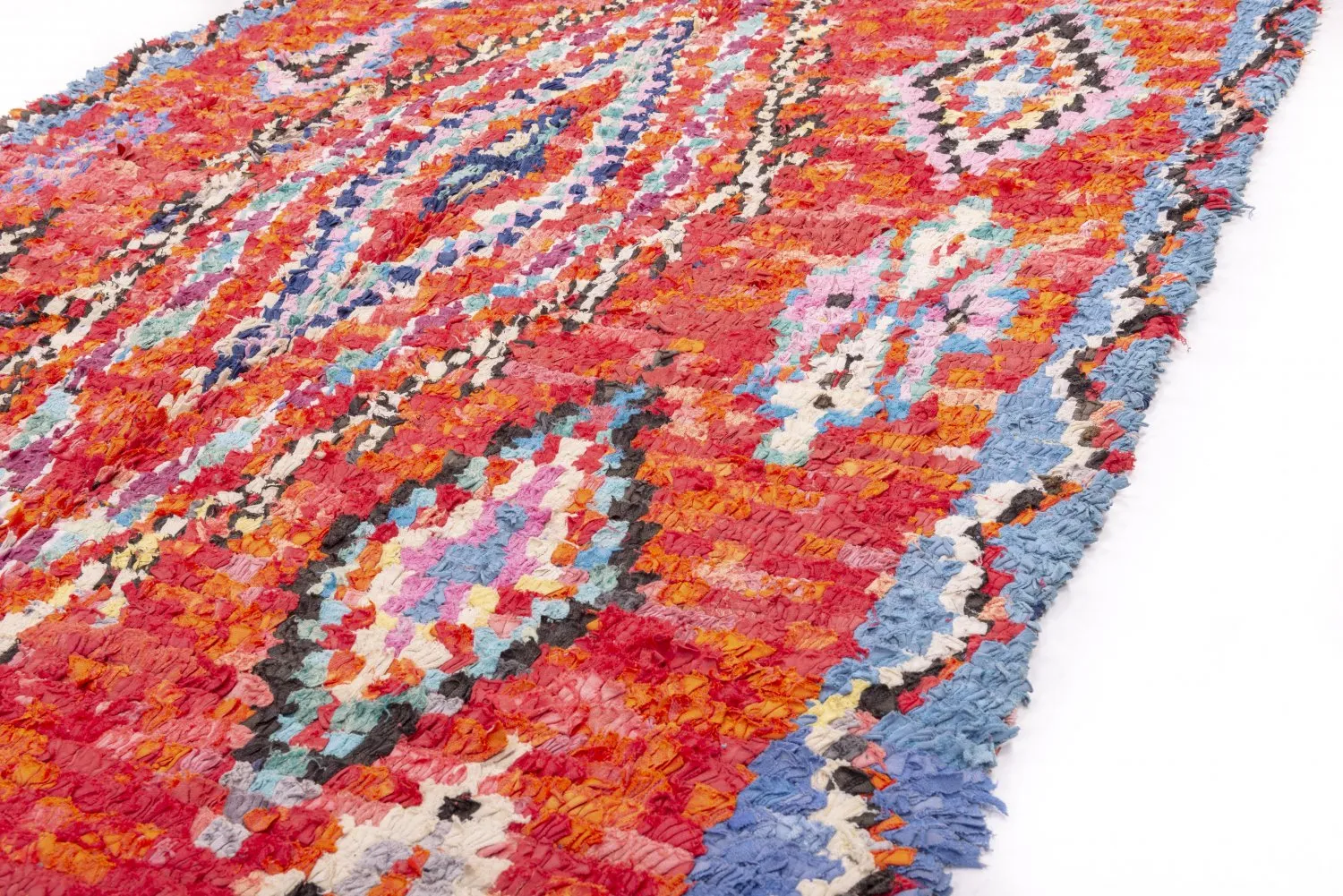 Marokkansk berber tæppe Boucherouite 265 x 150 cm