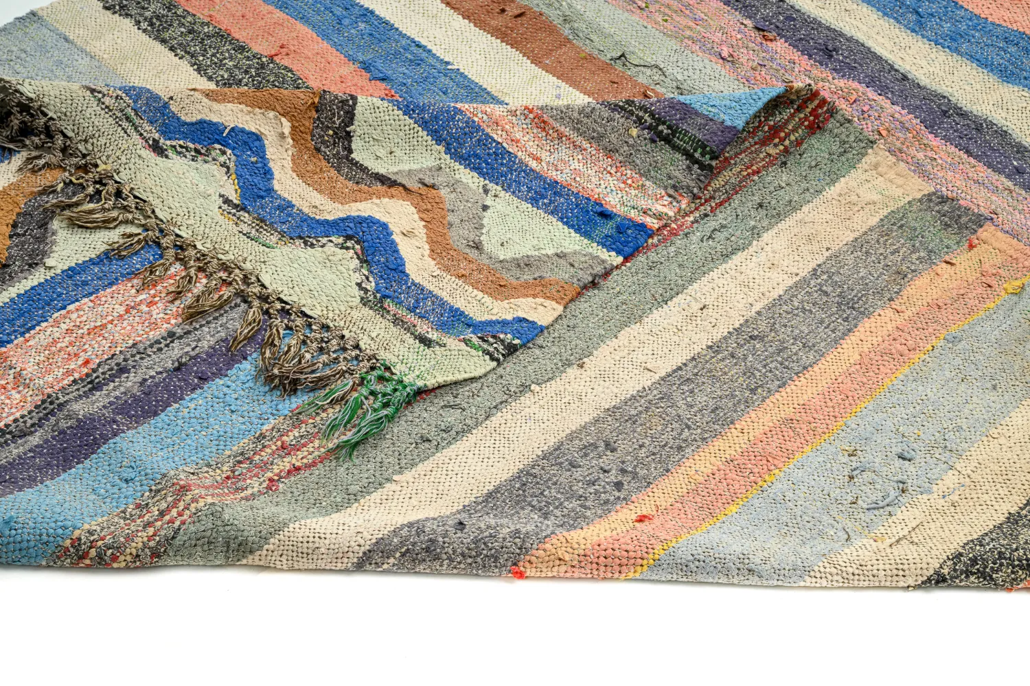 Marokkansk berber tæppe Boucherouite 150 x 275 cm