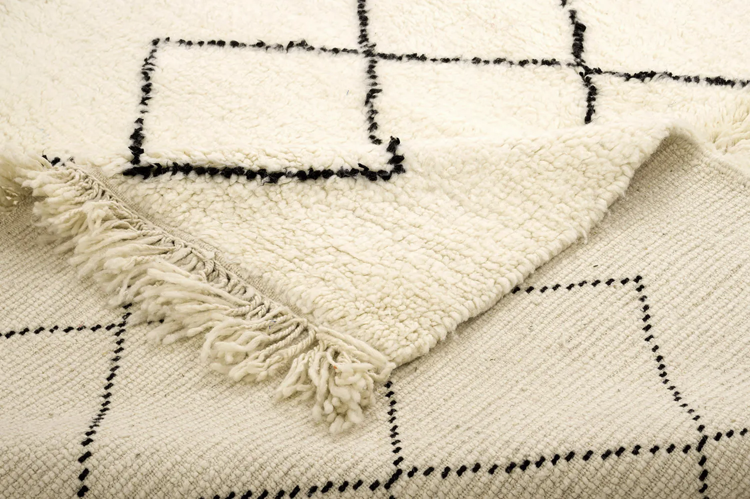 Kelimtæppe Marokkansk berber Beni Ouarain 170 x 260 cm